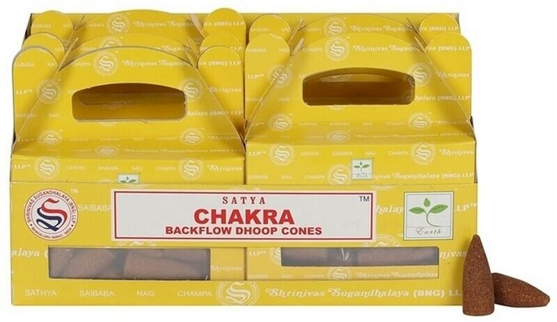 Backflow Cônes Satya Chakra 6pcs