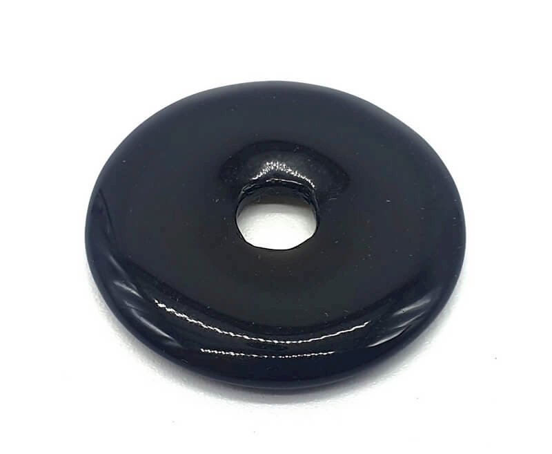 Donut Obsidienne Noire 3cm
