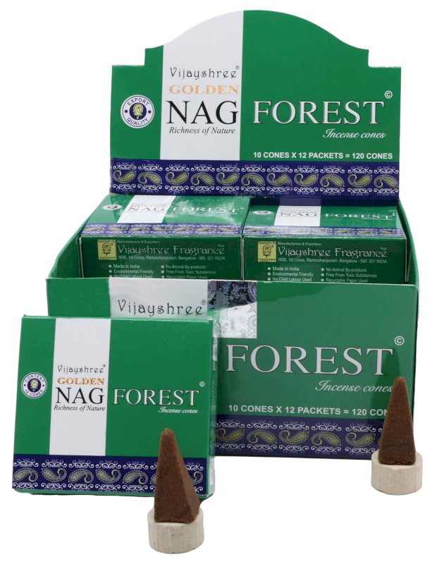Encens Golden Cônes Nag Forest