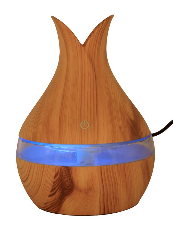 Humidificateur d'Air Vase Bois 15cm