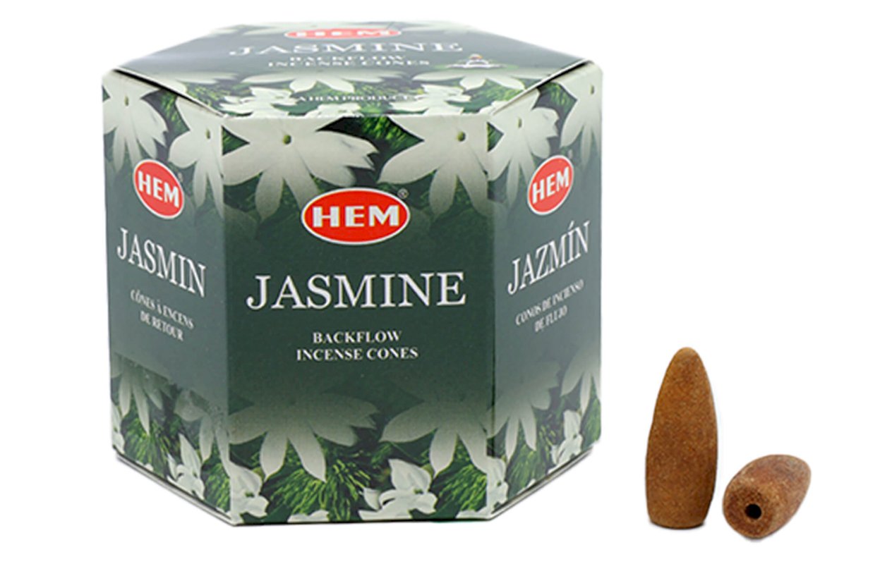 Backflow Cônes HEM Jasmin 12pcs