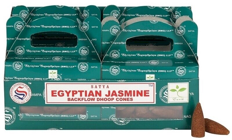 Backflow Cônes Satya Jasmin Egyptien 6pcs
