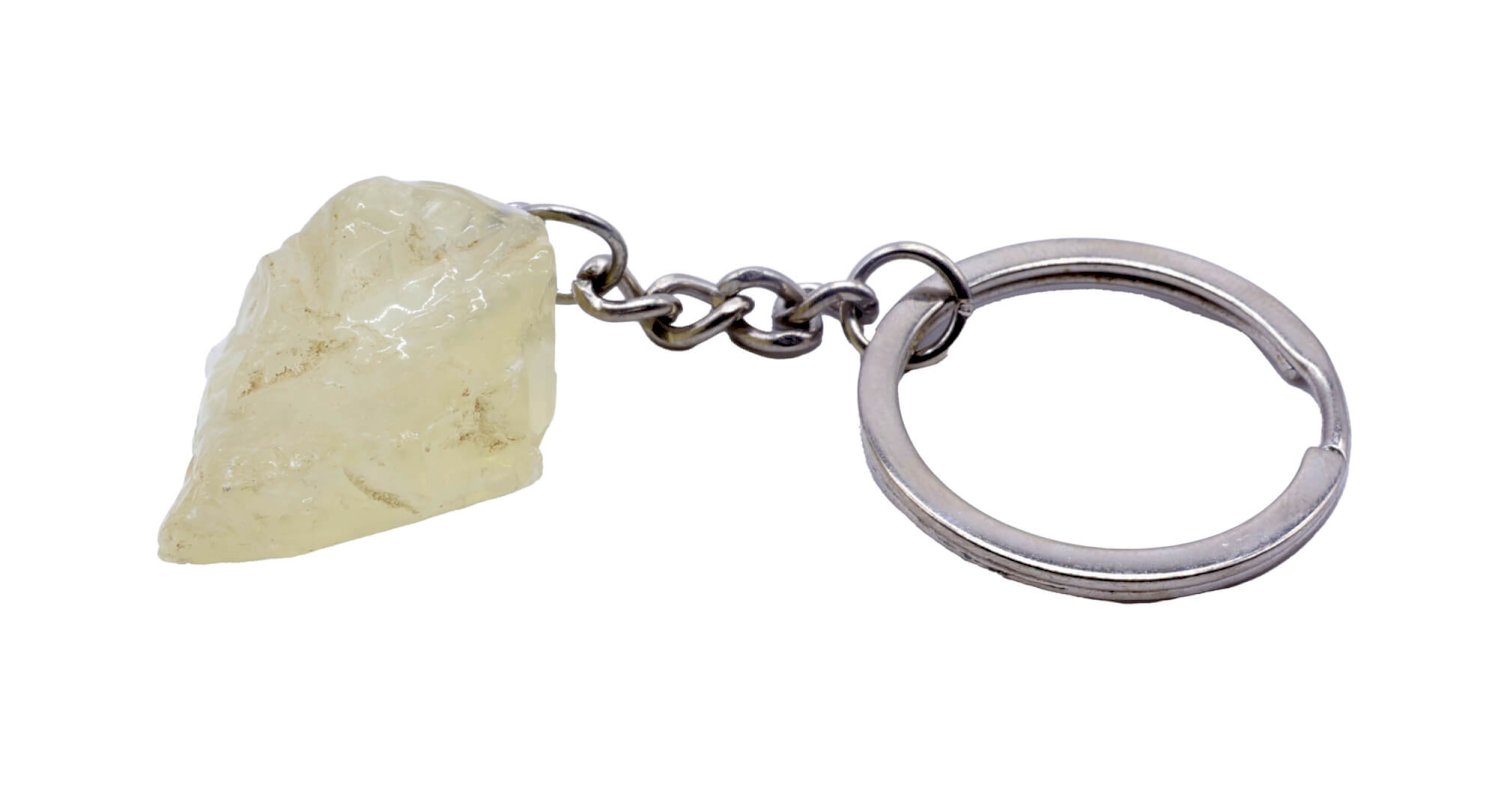 Porte-Clés Quartz Citrin brut 3cm