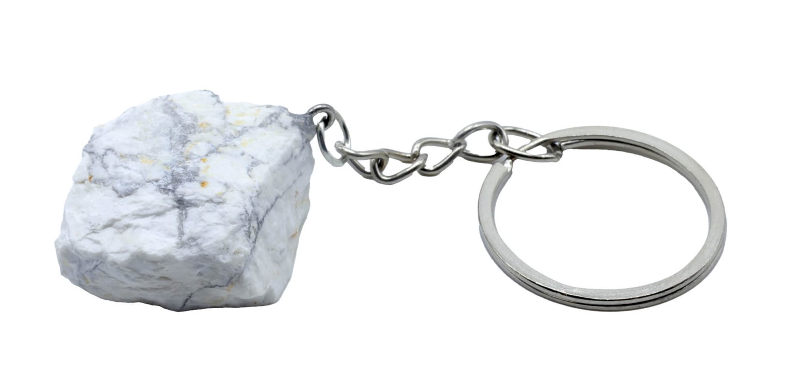 Porte-Clés Howlite brute 3cm