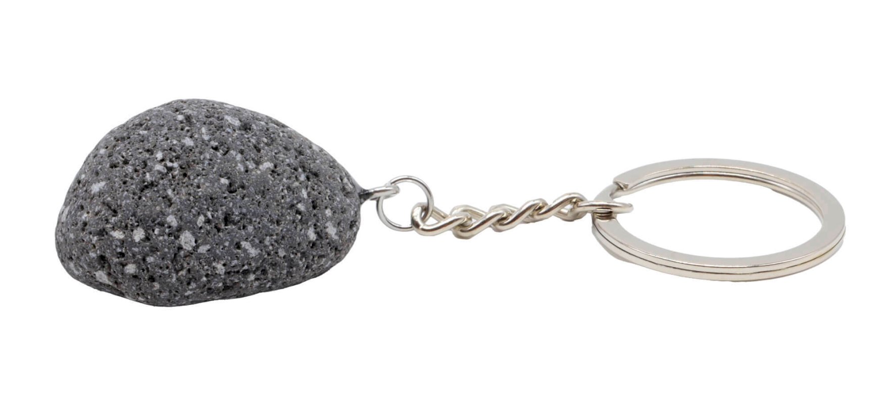 Porte-Clés Pierre de Lave roulée 3cm