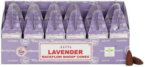 Backflow Cônes Satya Lavande 6pcs