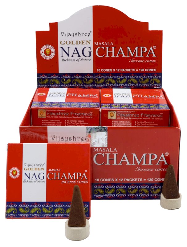 Encens Golden Cônes Nag Champa