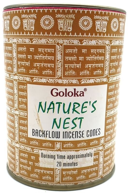 Backflow cônes Goloka Nature's Nest - 6pcs