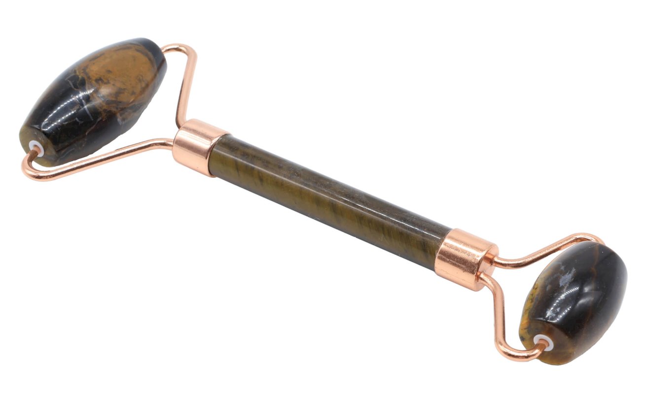 Double Rouleau de Massage Oeil de Tigre