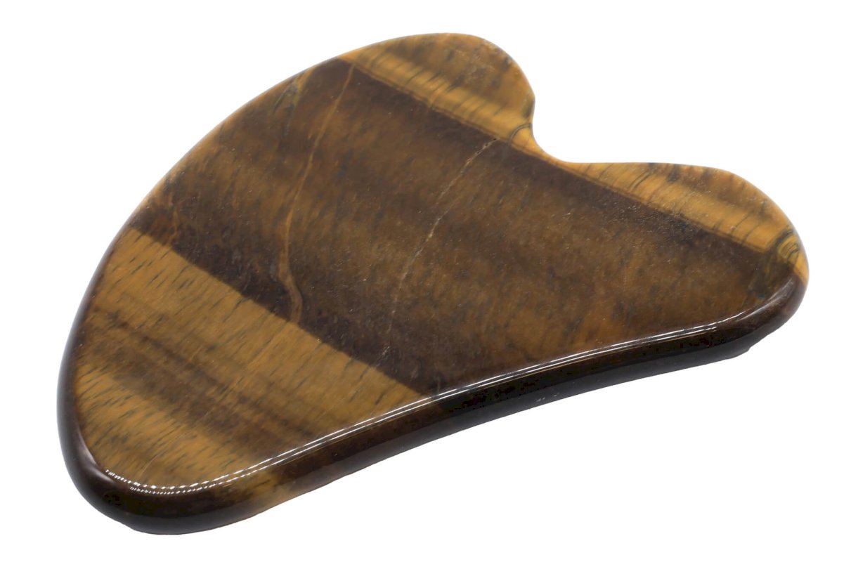 Palme de Massage Oeil de Tigre 8cm