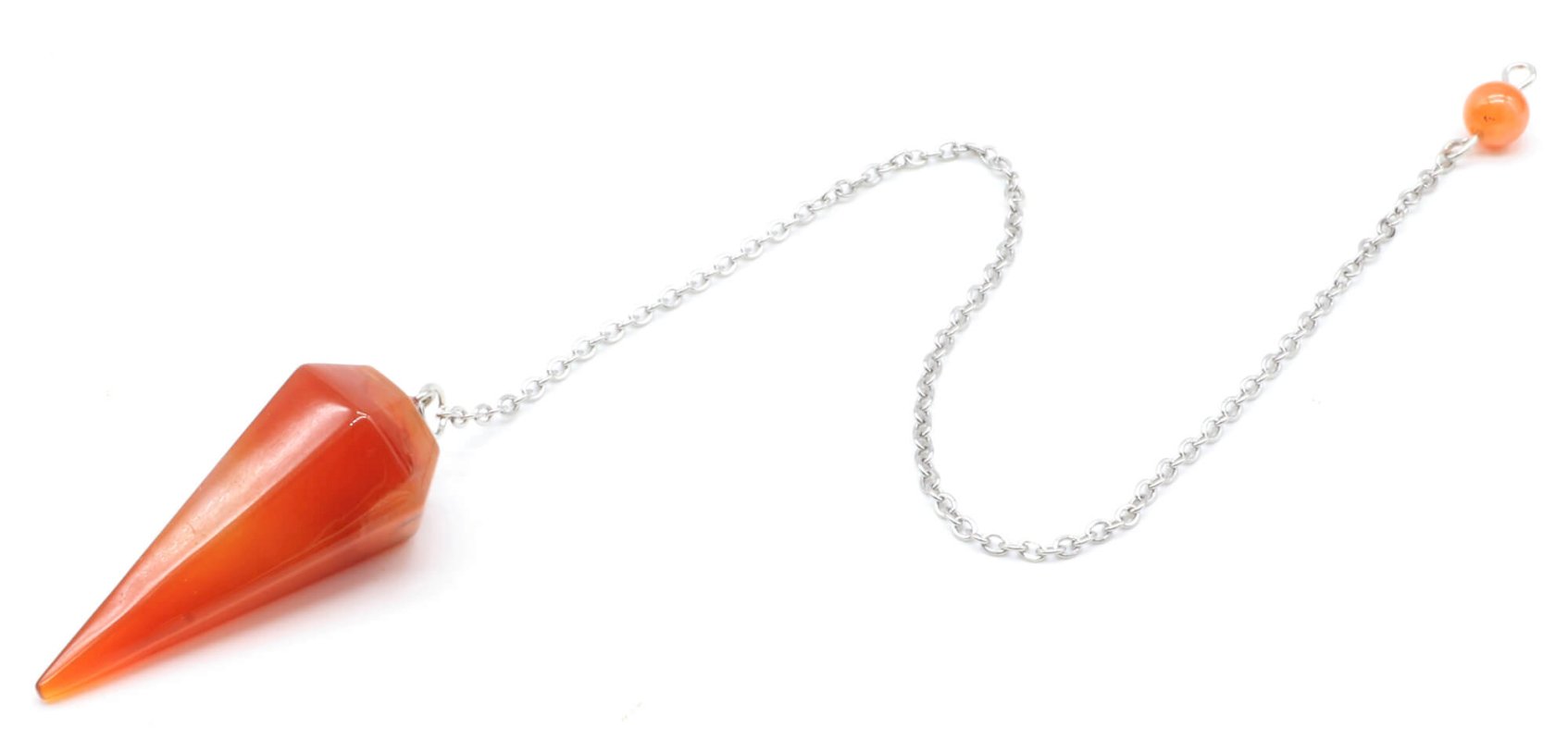 Pendule conique Cornaline 3.5cm