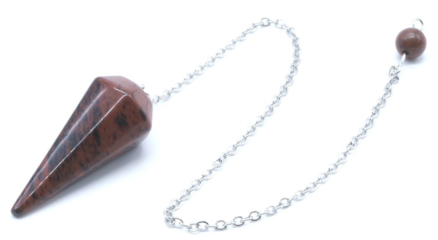 Pendule conique Obsidienne Mahogany 3.5cm