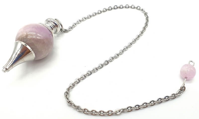 Pendule sphère Kunzite 4cm