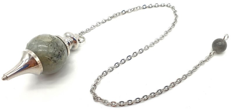 Pendule sphère Labradorite 4cm