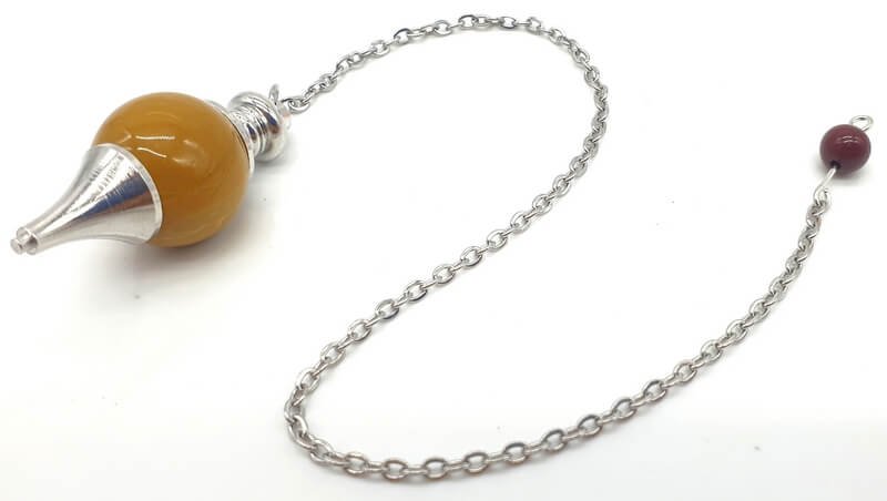 Pendule sphère Jaspe Mokaïte 4cm