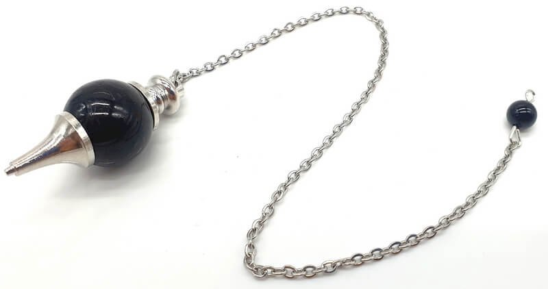 Pendule sphère Tourmaline Noire 4cm