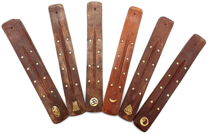 Porte-Encens Bois Ski10 Mix 12 pièces