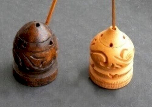 Porte-Encens Bois Mini Spirale 5cm