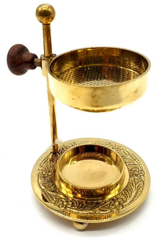 Brûleur Résine Bronze Chauffe-Plat 11cm