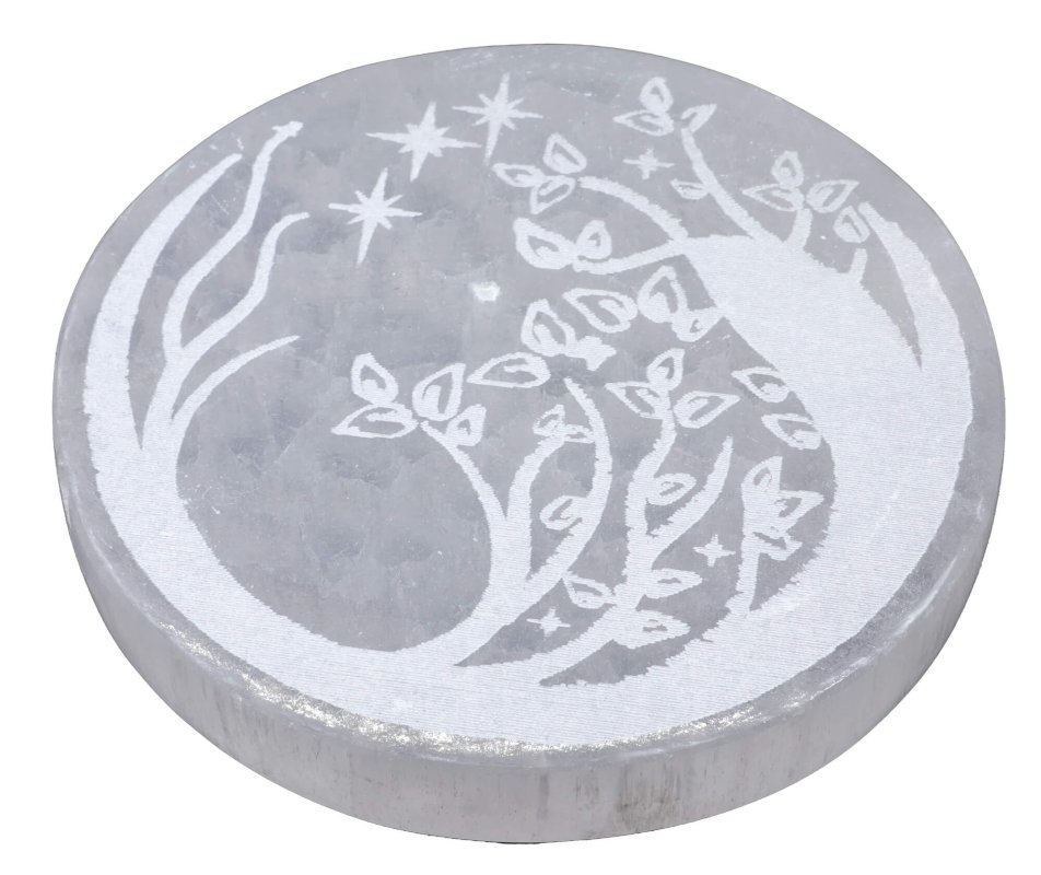 Porte-Encens Sélénite Rêves Féériques 10cm