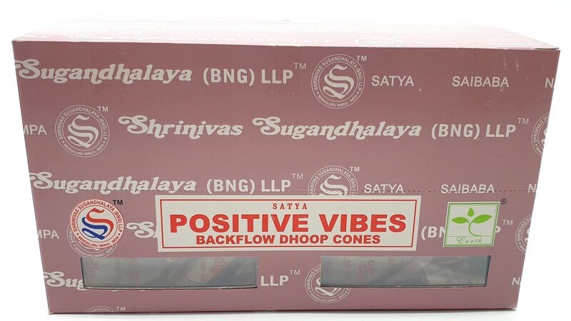 Backflow cônes Satya Positive Vibes 6pcs