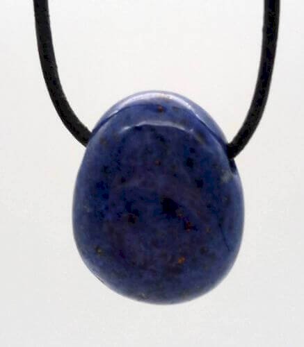 Dumortiérite roulée Percée 3cm