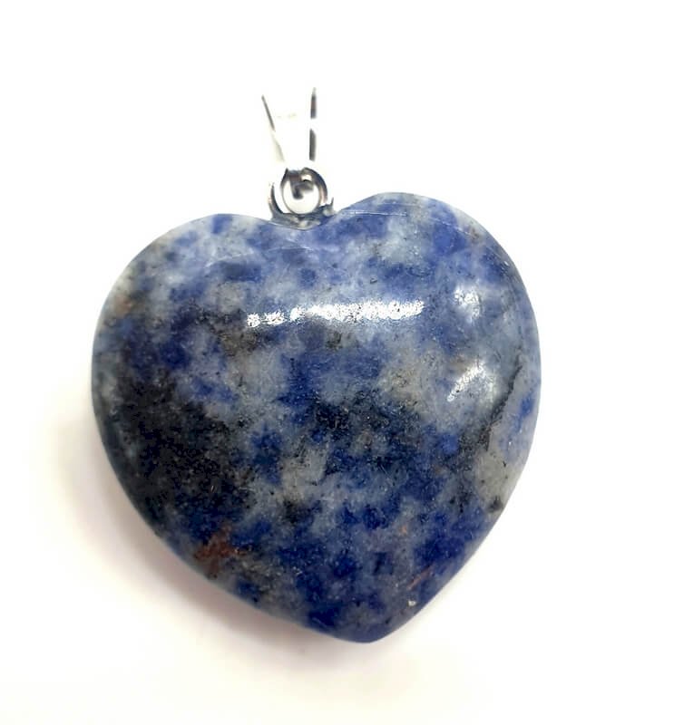 Pendentif Coeur Sodalite 2.5cm