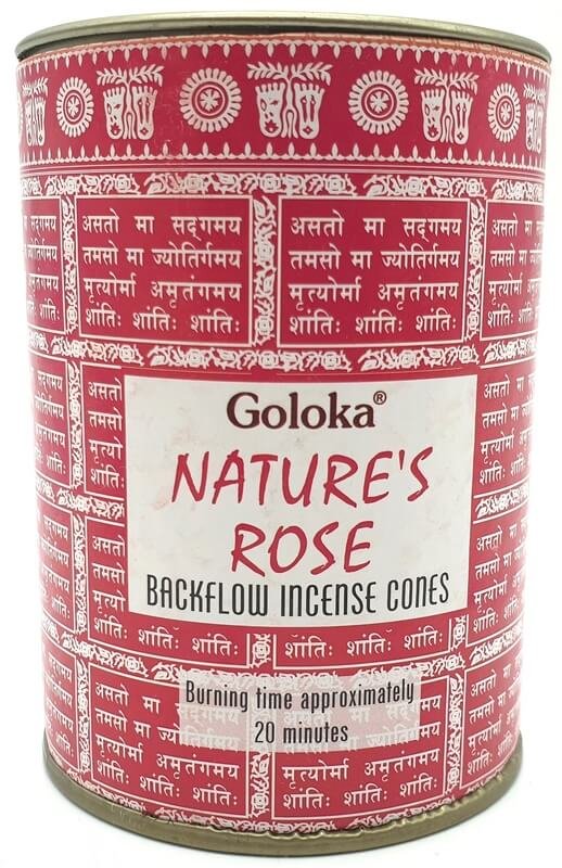 Backflow cônes Goloka Nature's Rose - 6pcs