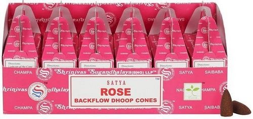 Backflow Cônes Satya Rose 6pcs