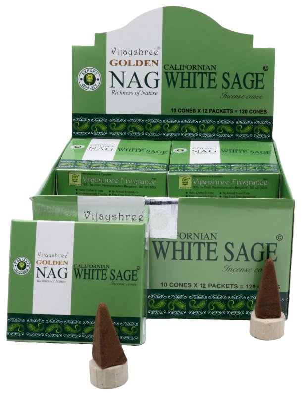 Encens Golden Cônes Sauge Blanche