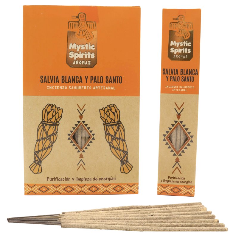 Encens Mystic Spirits Sauge Blanche + Palo Santo 8bts