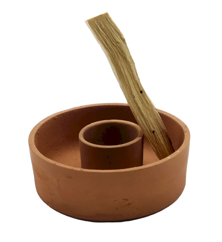 Brûleur Palo Santo Terre Cuite 9cm