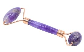 Double Rouleau de Massage Améthyste
