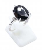 Bague Argent 925 Onyx Ovale Impérial