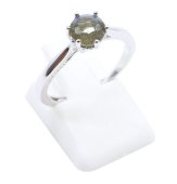 Bague Argent 925 'Rond Sublime' - Labradorite