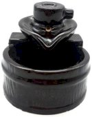 Porte-Encens Backflow Céramique Rond Théière 14cm