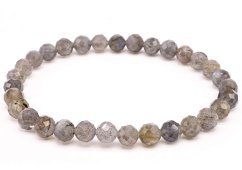 Bracelet Labradorite perles facettées 6mm