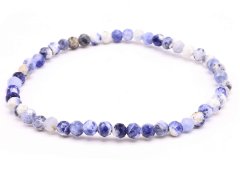 Bracelet Sodalite perles facettées 4mm