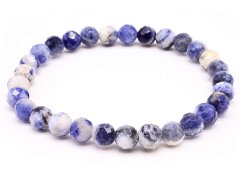 Bracelet Sodalite perles facettées 6mm