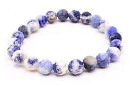 Bracelet Sodalite perles facettées 8mm