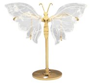 Papillon Cristal de Roche sur socle 14cm