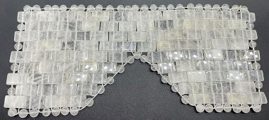 Masque de Méditation Yeux Cristal de Roche