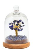 Arbre du Bonheur Lapis Lazuli sous cloche 12cm