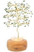 Arbre du Bonheur Lumineux Aventurine Verte 25cm