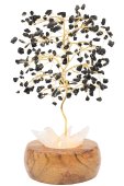 Arbre du Bonheur Lumineux Tourmaline Noire 25cm