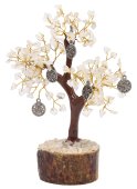 Arbre du Bonheur Cristal de Roche + Boussole Sacrée 160pcs
