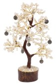Arbre du Bonheur Cristal de Roche + Boussole Sacrée 300pcs