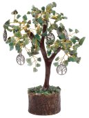 Arbre du Bonheur Jade Verte + Arbre de Vie 160pcs