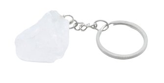 Porte-Clés Cristal de Roche brut 3cm