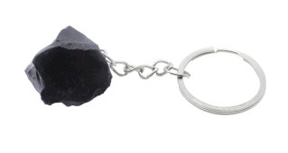 Porte-Clés Obsidienne Noire brute 3cm